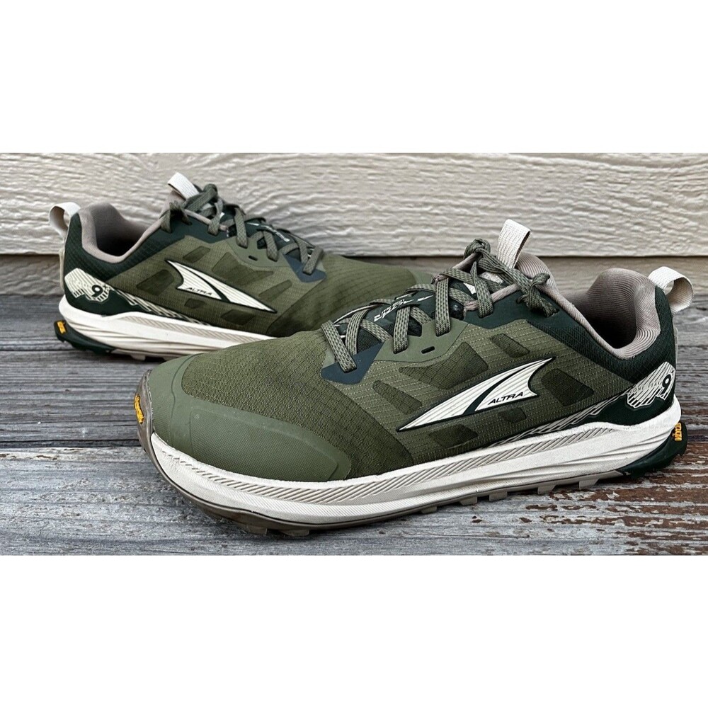 Altra Lone Peak 9+ Men’s size 10.5 Trail Running Shoes - Green